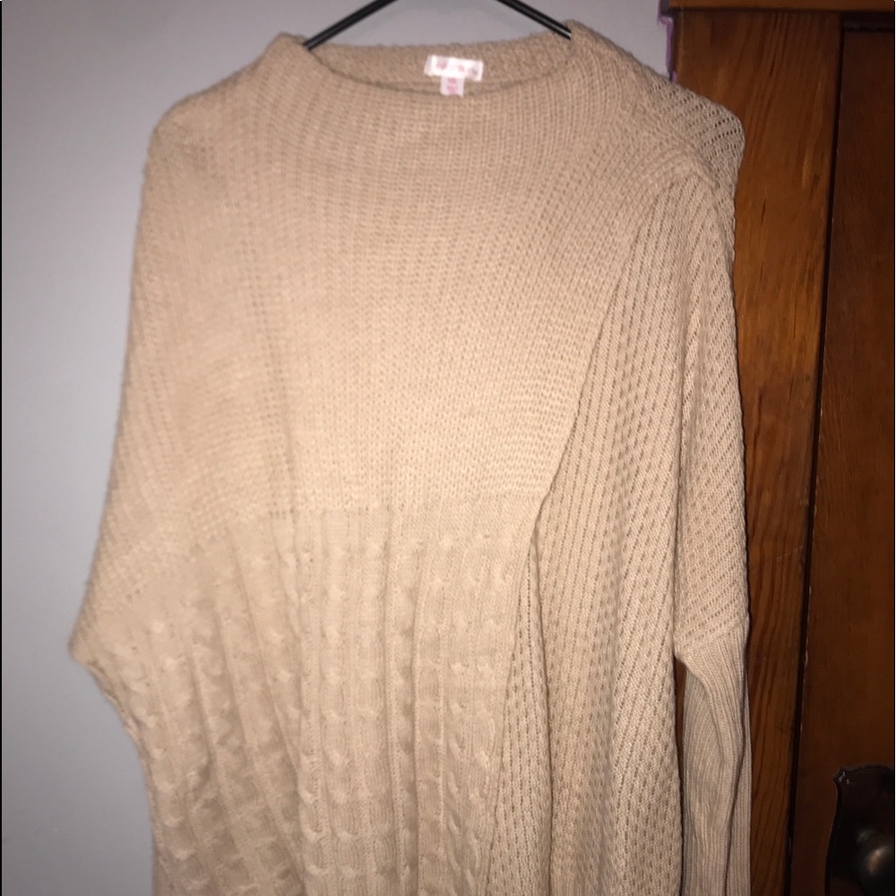 Tan shirt